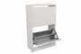Hanah Home Zapatero Blanco con 2 Cajones